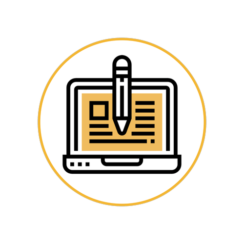 Reduce Bid Writing Icon